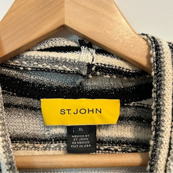 St. John Wool Knit Shimmer Top - Picture 4 of 7